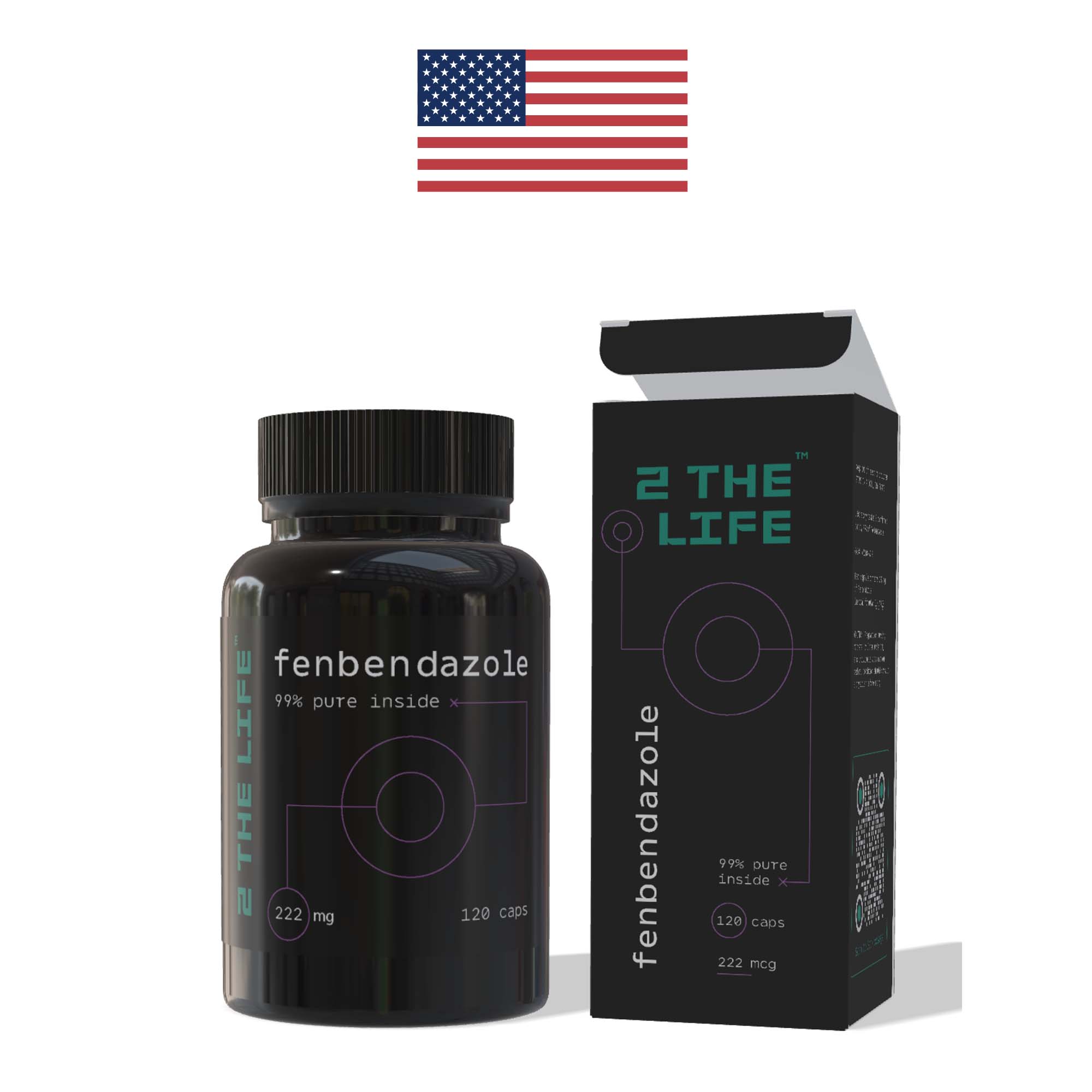 2TheLife/4TheLife Fenbendazole 222/444 Mg 120 Capsules