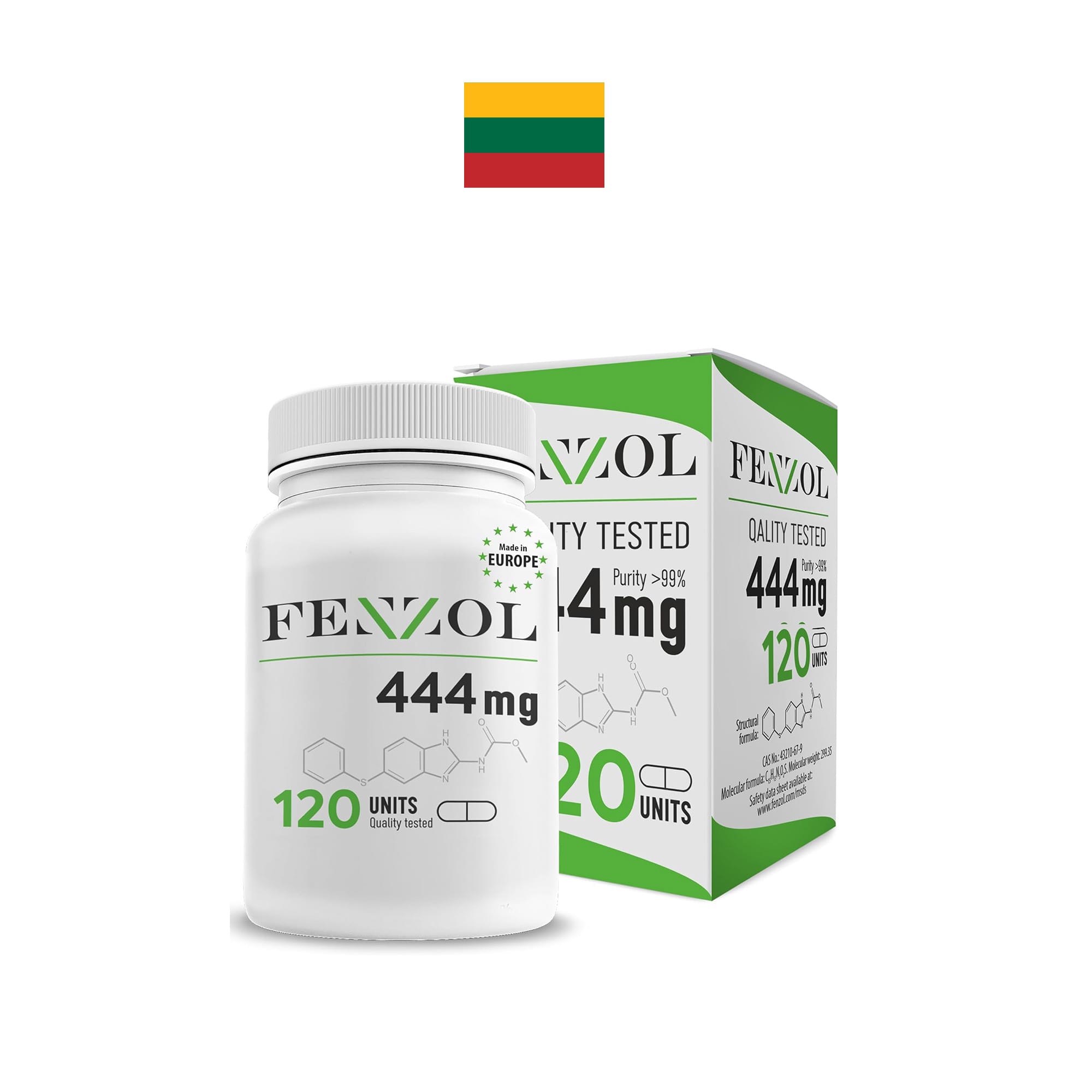 Fenzol Fenbendazole 222/444 Mg 60/120/240 Capsules