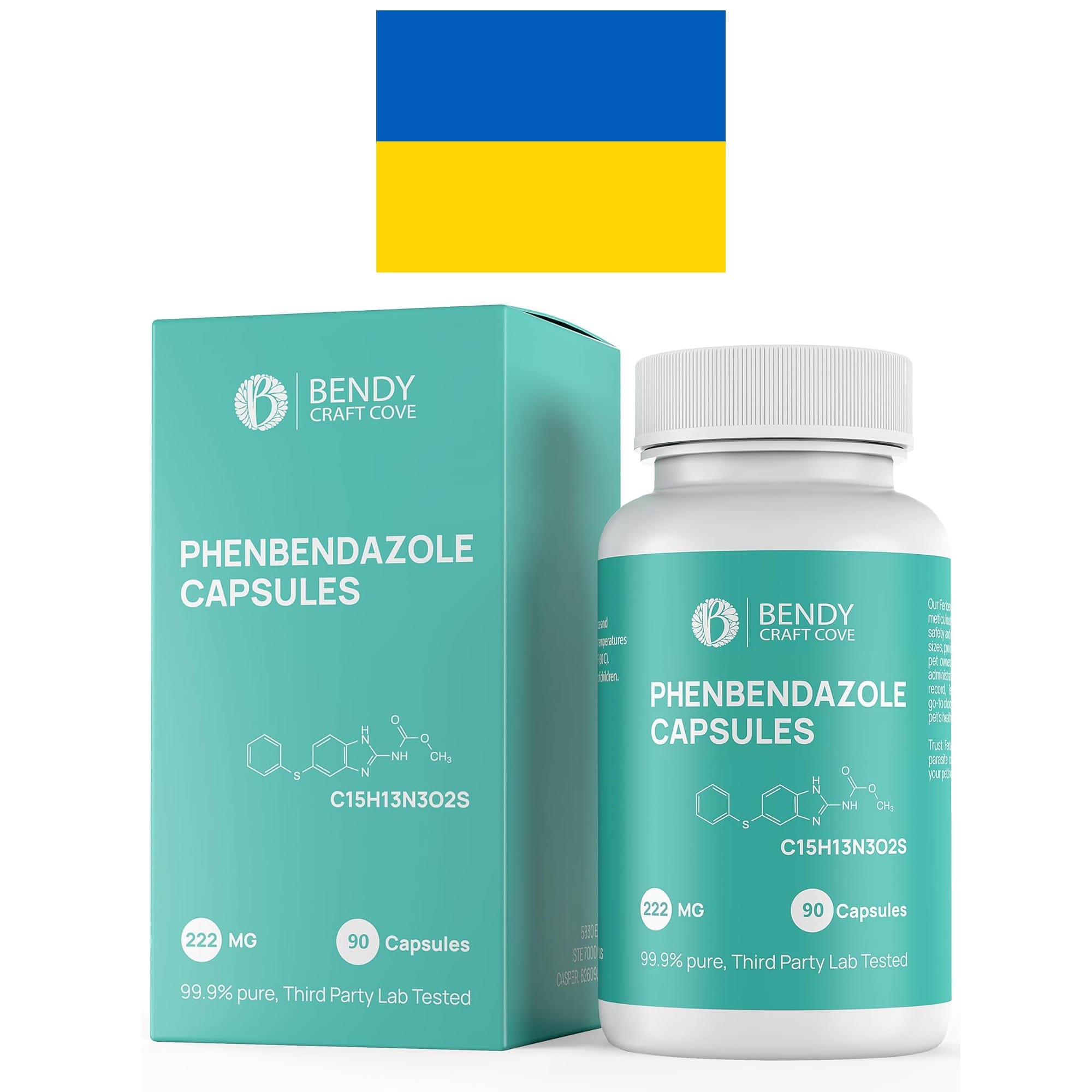 BENDY CRAFT COVE Fenbendazole 222 Mg 90 Capsules