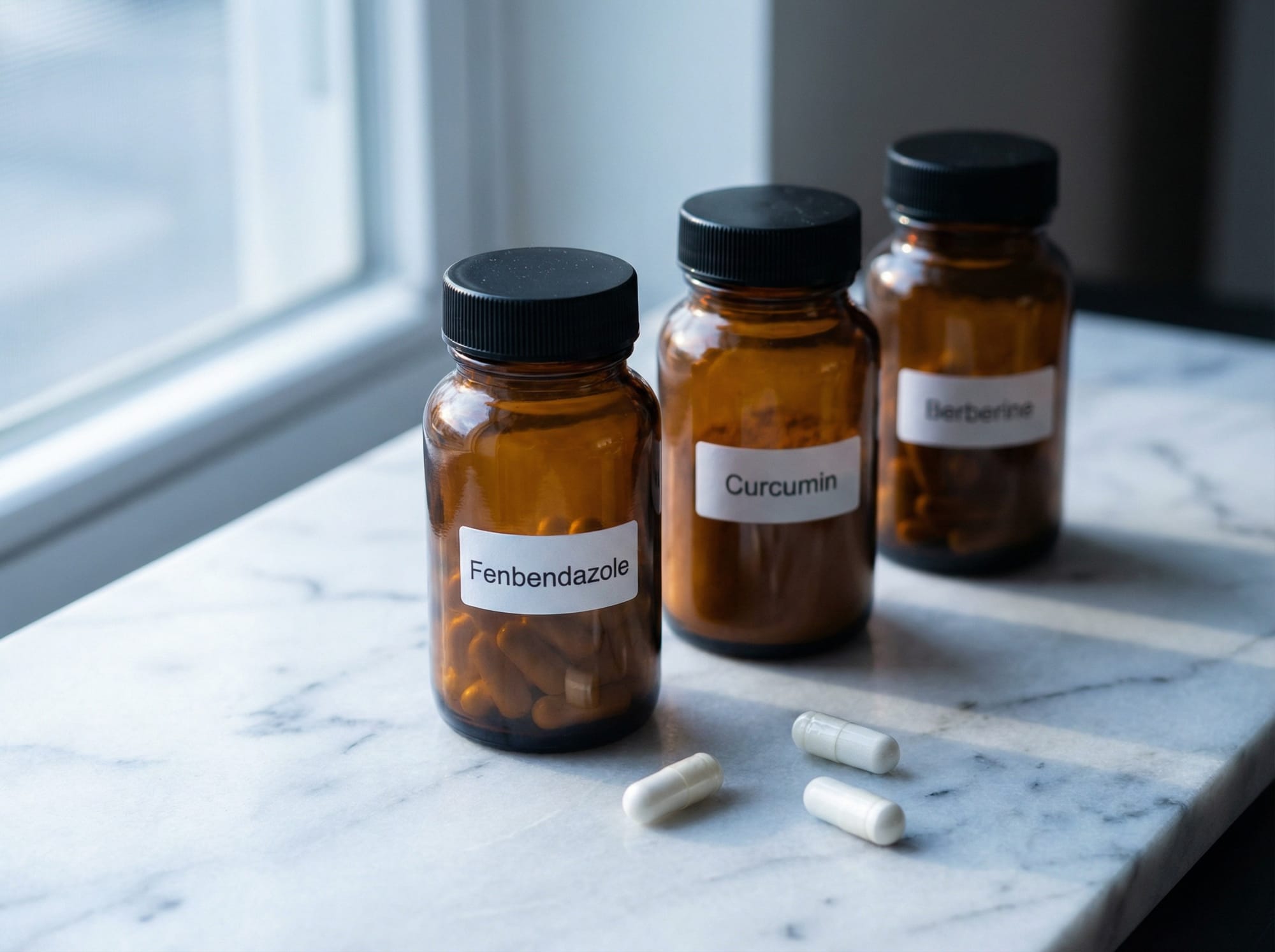 Fenbendazole, Berberine, and Curcumin: Triple Metabolic Protocol